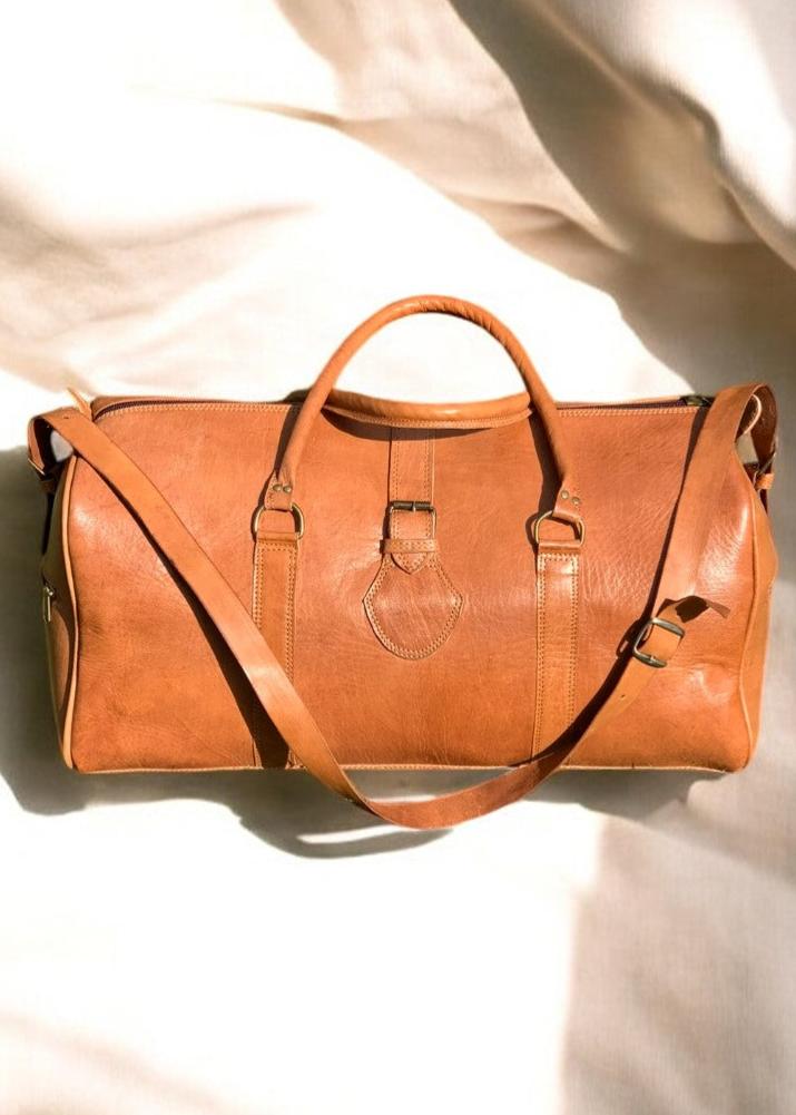 Sac de voyage en cuir robust